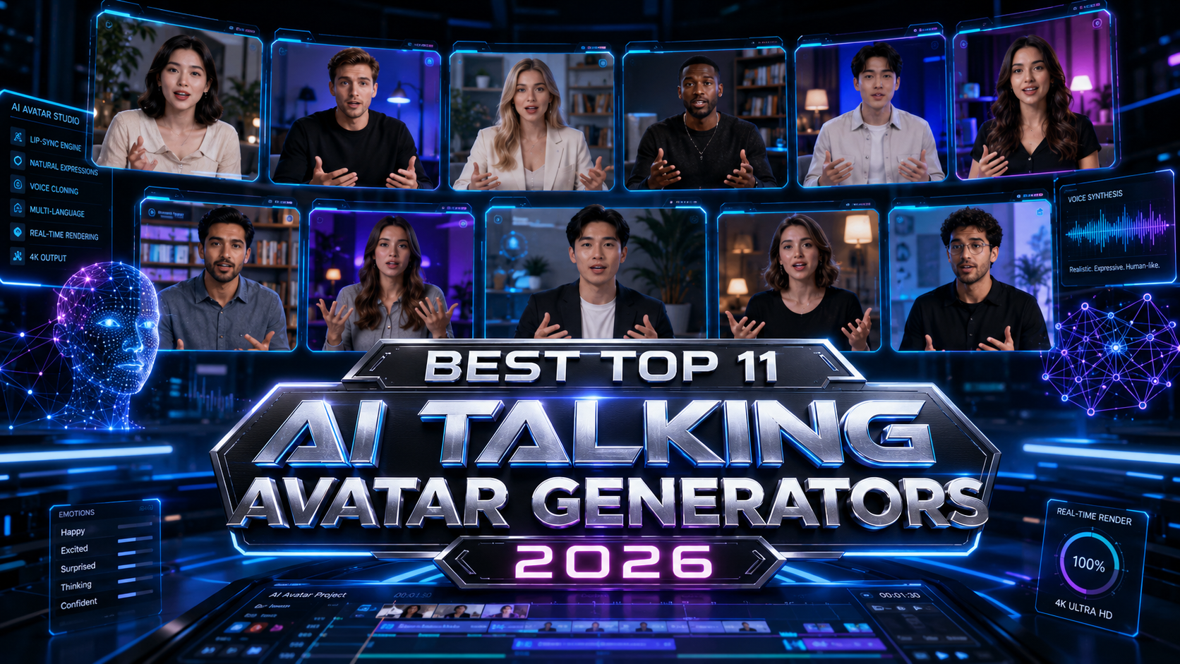 The Best Top 8 AI Talking Avatar Generators in 2026