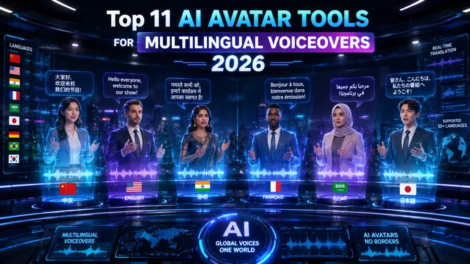 Top 11 AI Avatar Tools for Multilingual Voiceovers in 2026